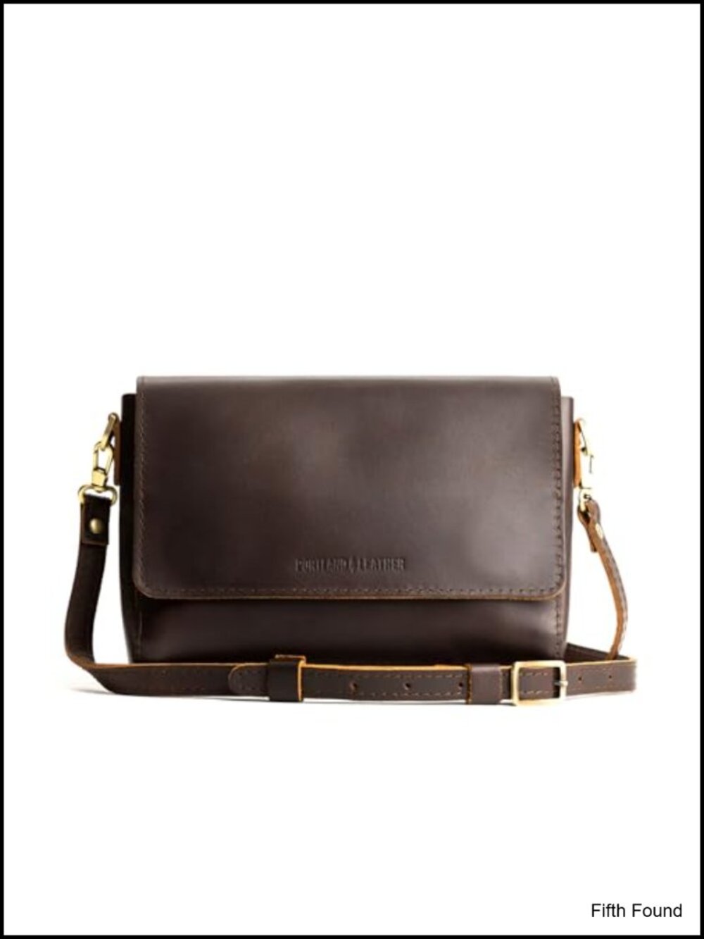 Full Grain Leather Crossbody Bag Women's Adjustable Strap